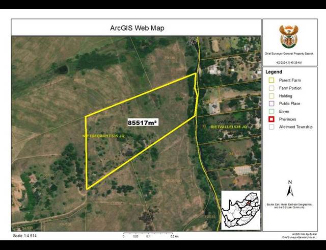 LAND FOR SALE IN CHARTWELL A.H.